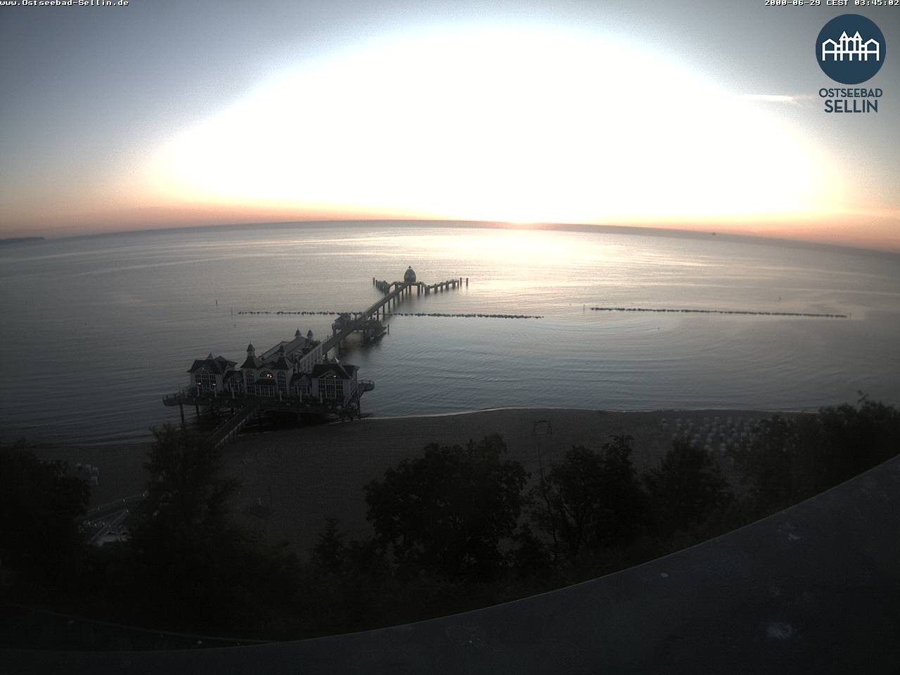 Archiv Foto Webcam Ostseebad Sellin: Seebrücke