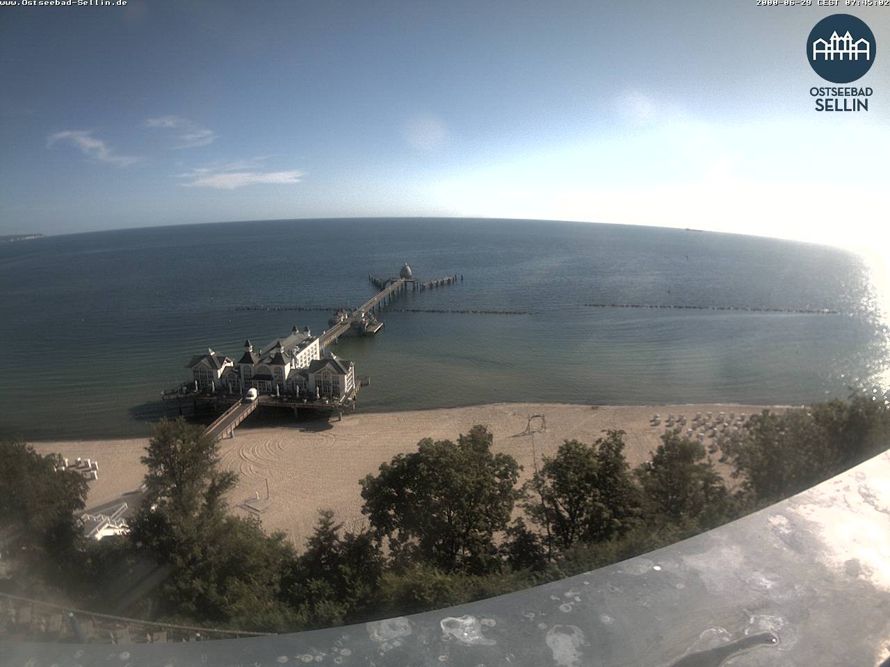 Archiv Foto Webcam Ostseebad Sellin: Seebrücke