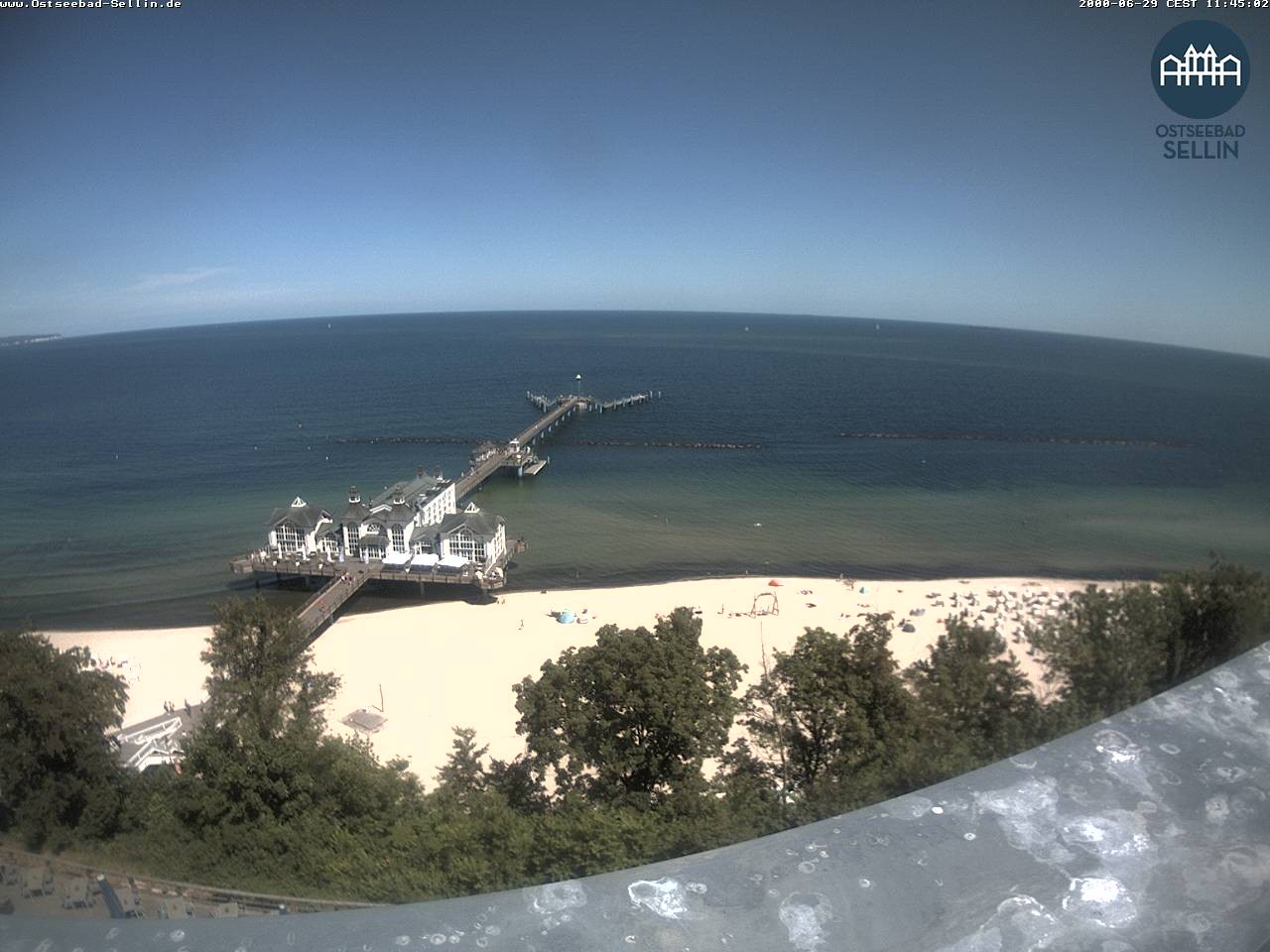 Archiv Foto Webcam Ostseebad Sellin: Seebrücke