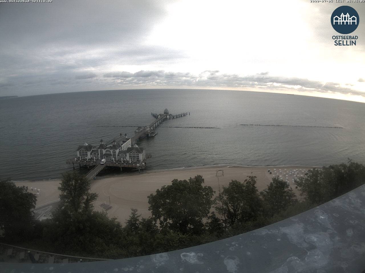 Archiv Foto Webcam Ostseebad Sellin: Seebrücke