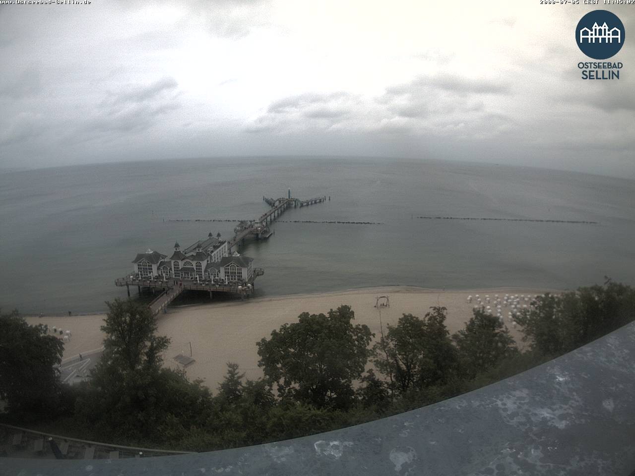 Archiv Foto Webcam Ostseebad Sellin: Seebrücke