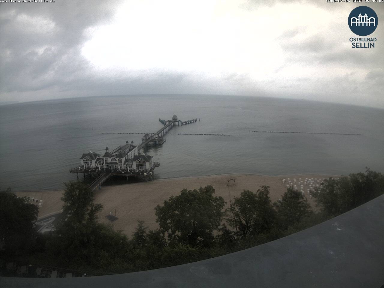 Archiv Foto Webcam Ostseebad Sellin: Seebrücke