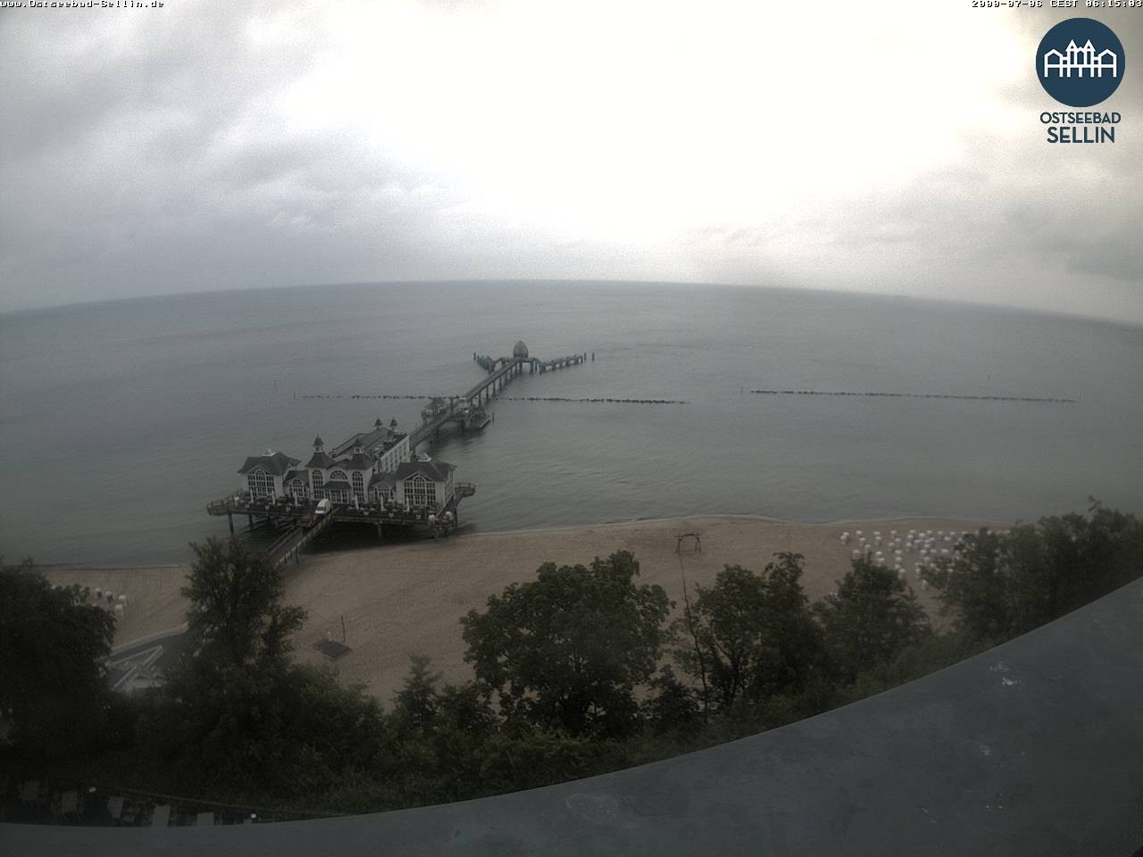 Archiv Foto Webcam Ostseebad Sellin: Seebrücke