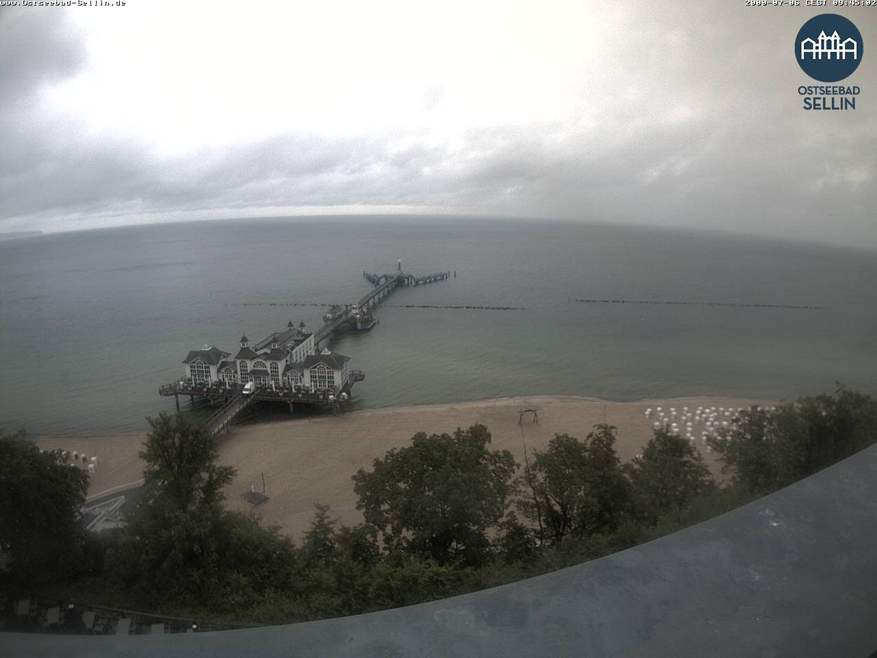 Archiv Foto Webcam Ostseebad Sellin: Seebrücke