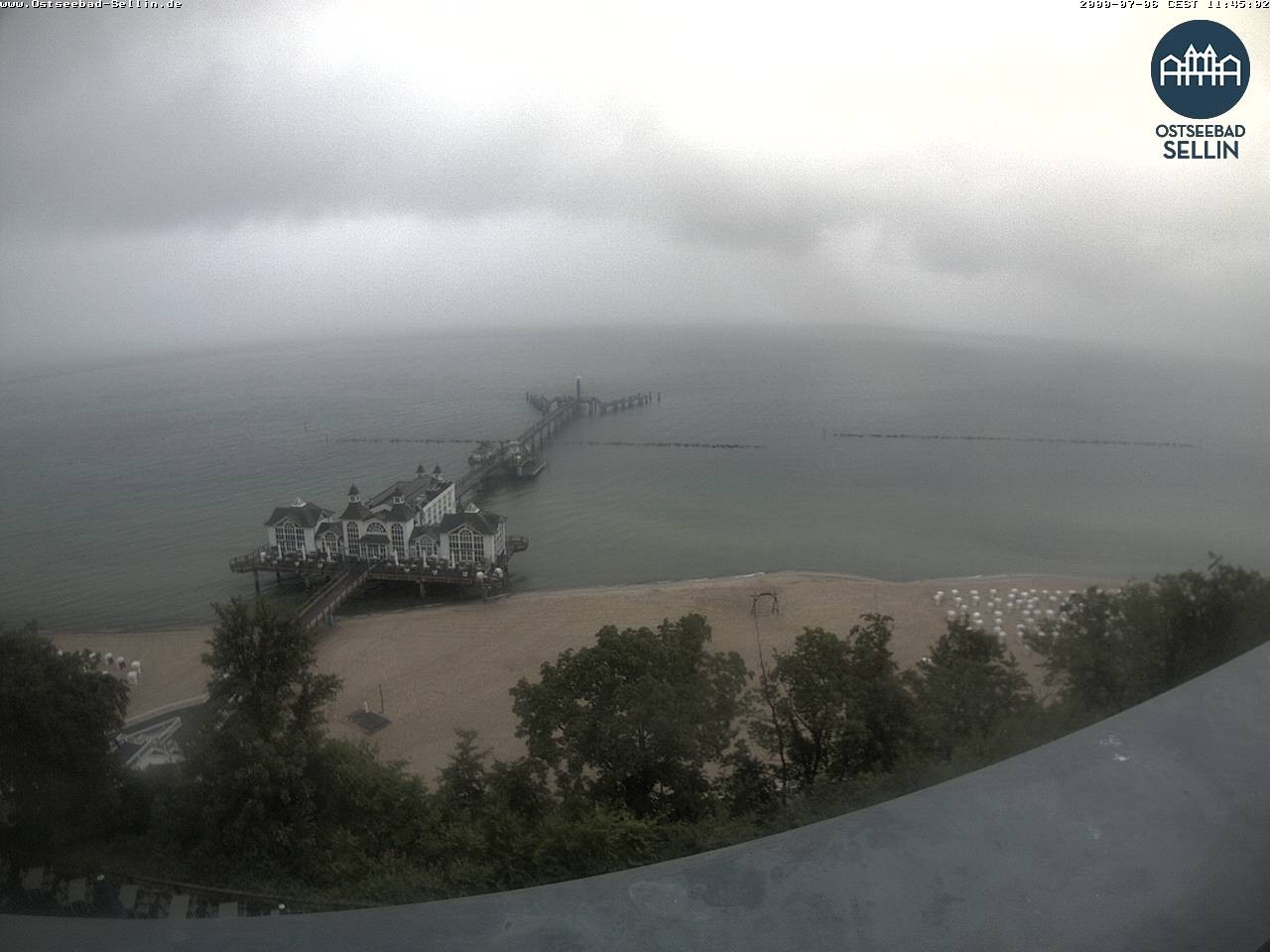 Archiv Foto Webcam Ostseebad Sellin: Seebrücke