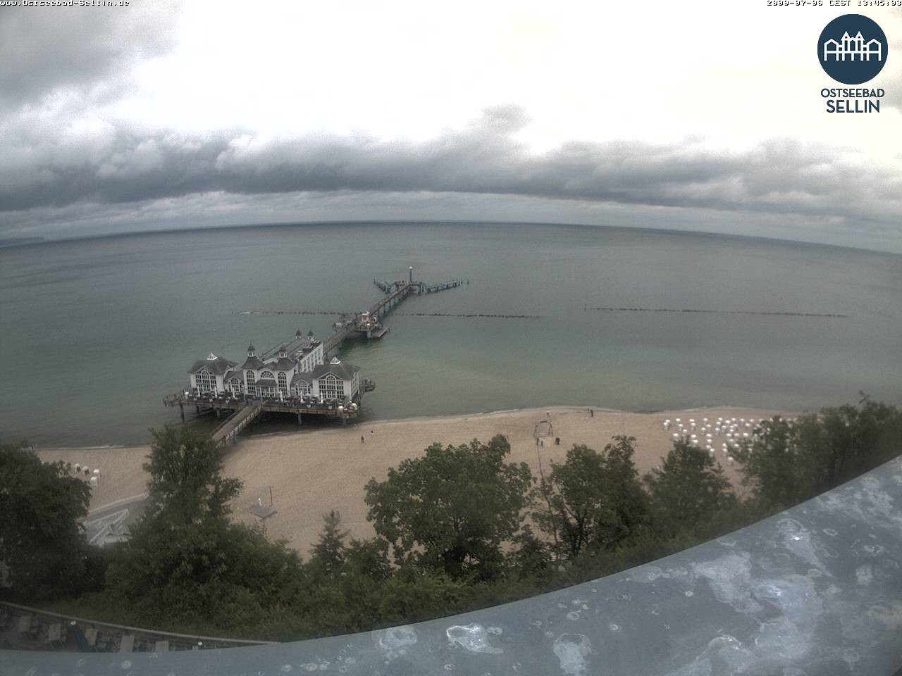 Archiv Foto Webcam Ostseebad Sellin: Seebrücke