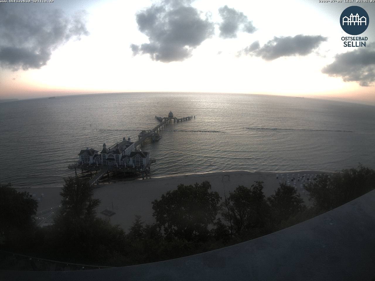 Archiv Foto Webcam Ostseebad Sellin: Seebrücke