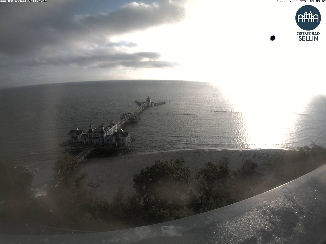 Archiv Foto Webcam Ostseebad Sellin: Seebrücke