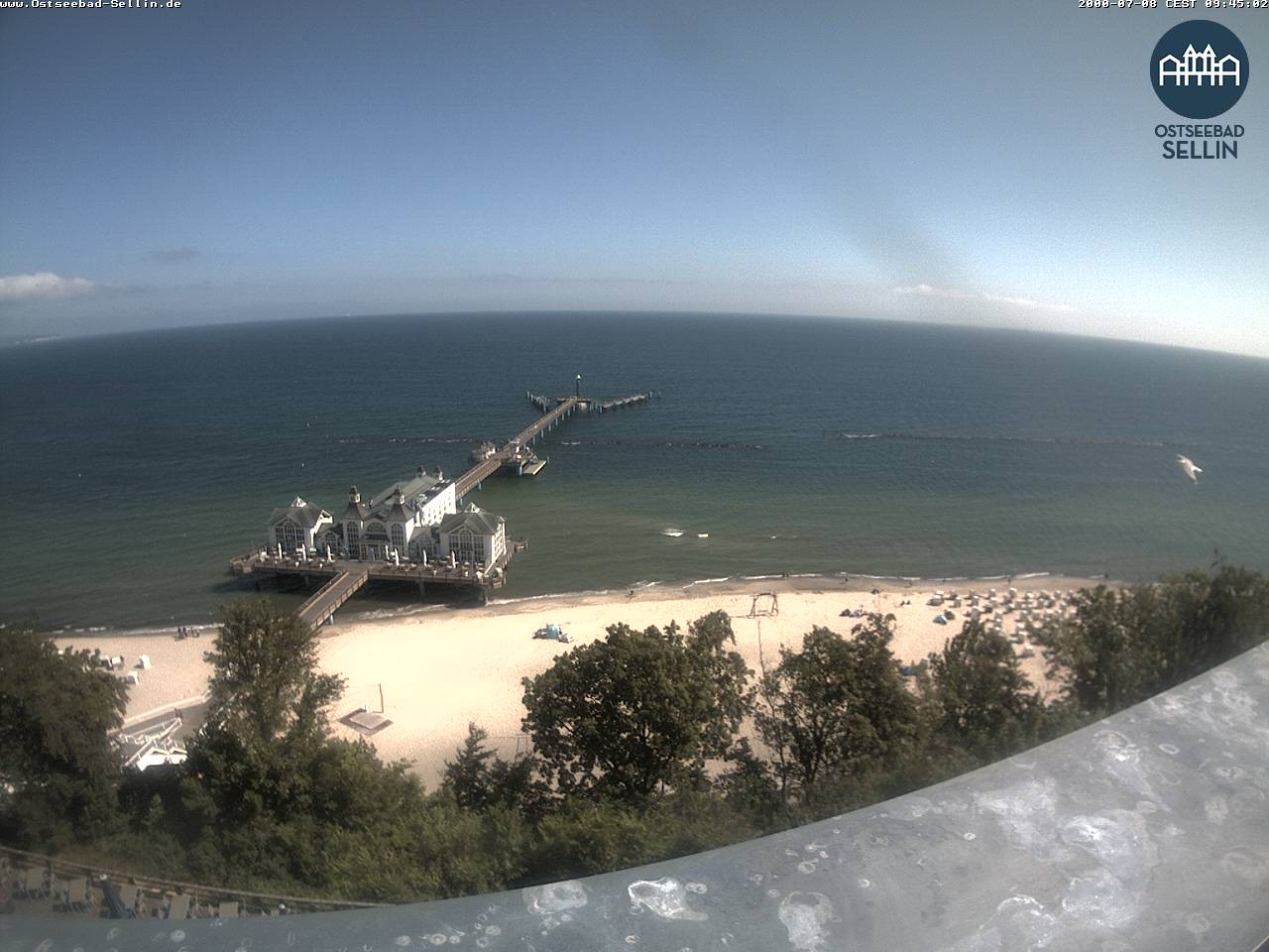 Archiv Foto Webcam Ostseebad Sellin: Seebrücke