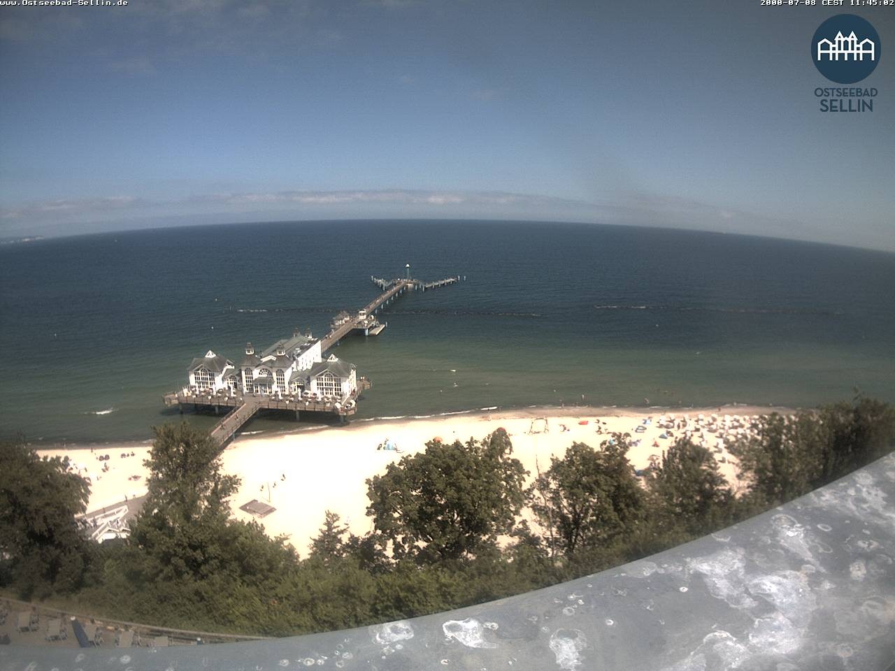 Archiv Foto Webcam Ostseebad Sellin: Seebrücke