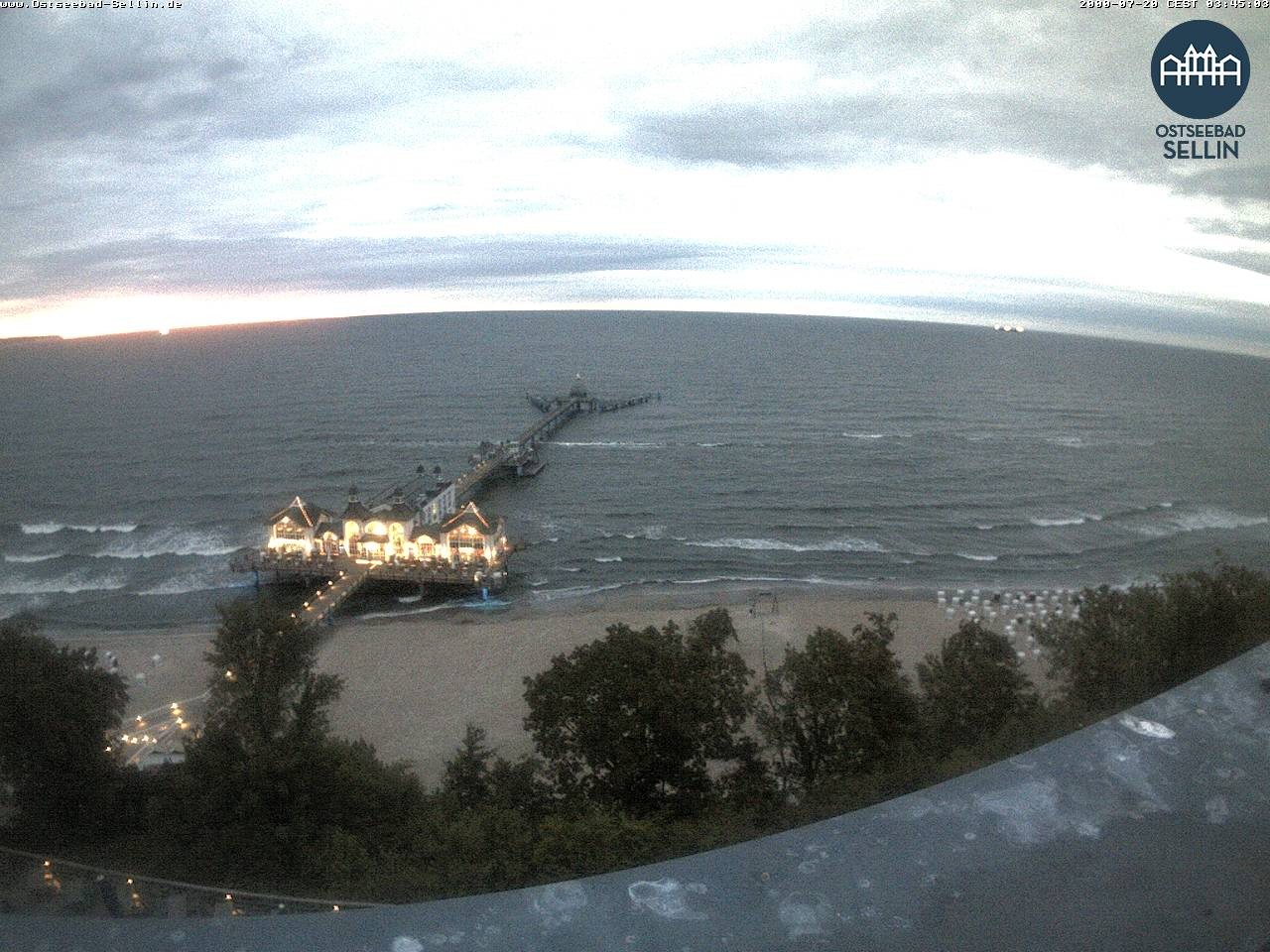 Archiv Foto Webcam Ostseebad Sellin: Seebrücke