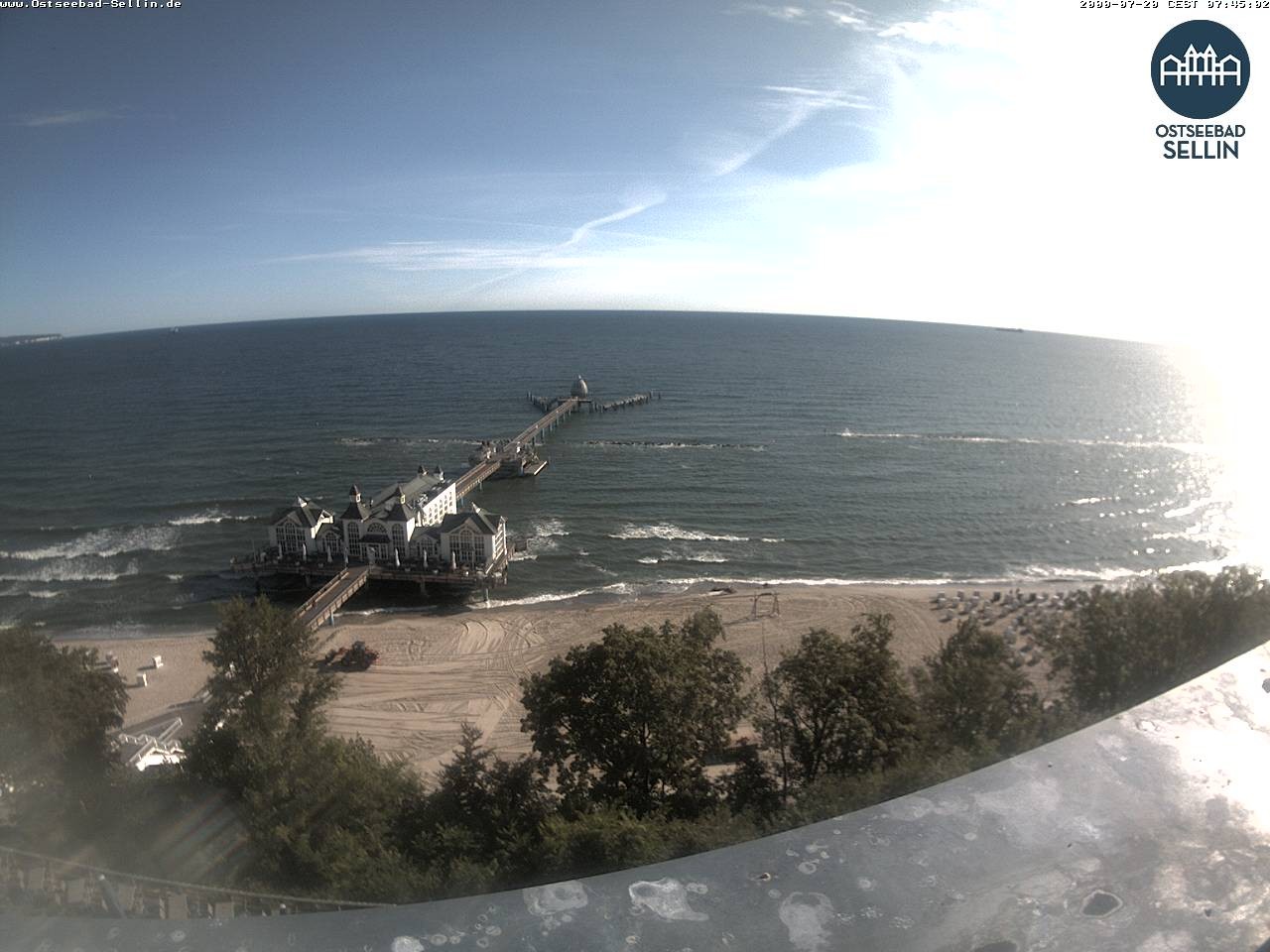 Archiv Foto Webcam Ostseebad Sellin: Seebrücke