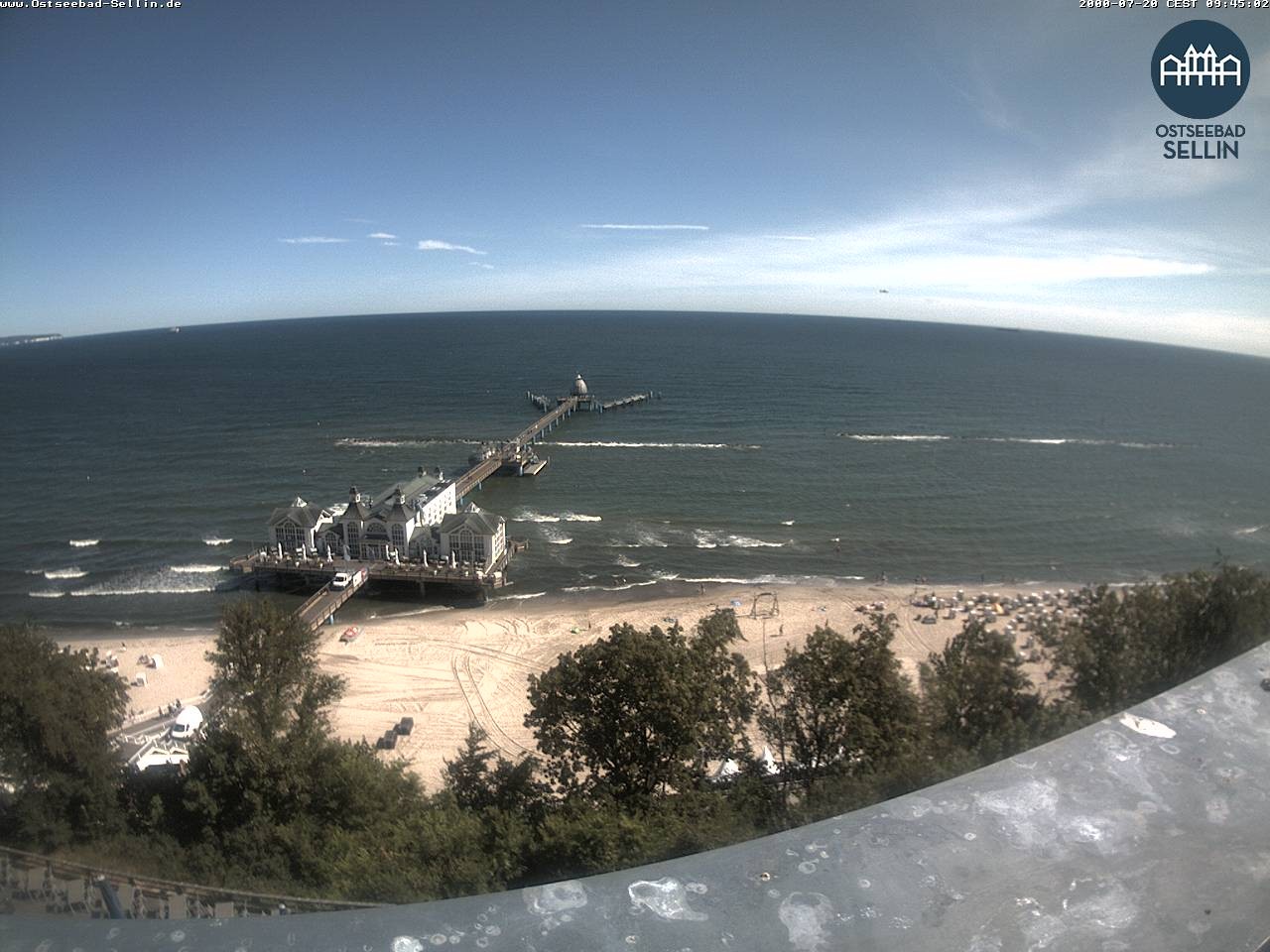 Archiv Foto Webcam Ostseebad Sellin: Seebrücke