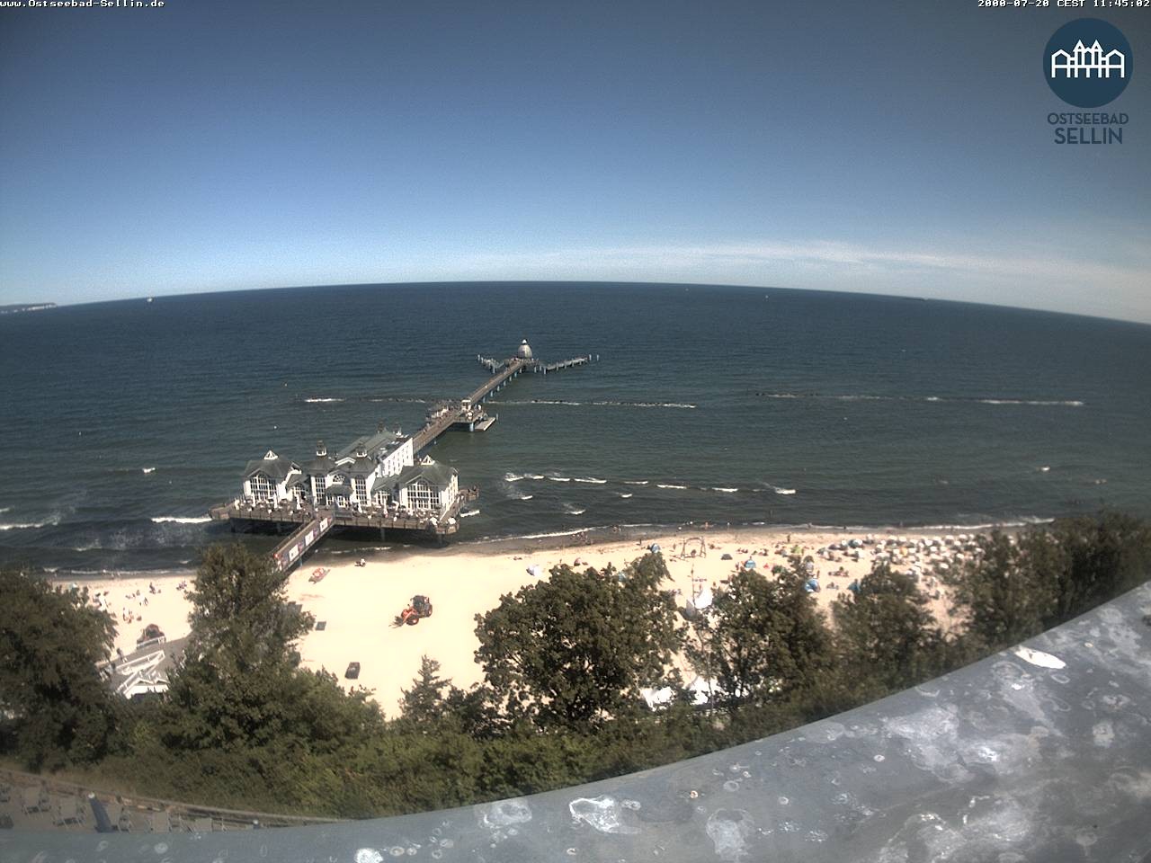 Archiv Foto Webcam Ostseebad Sellin: Seebrücke