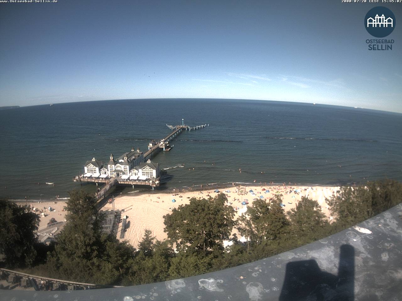 Archiv Foto Webcam Ostseebad Sellin: Seebrücke