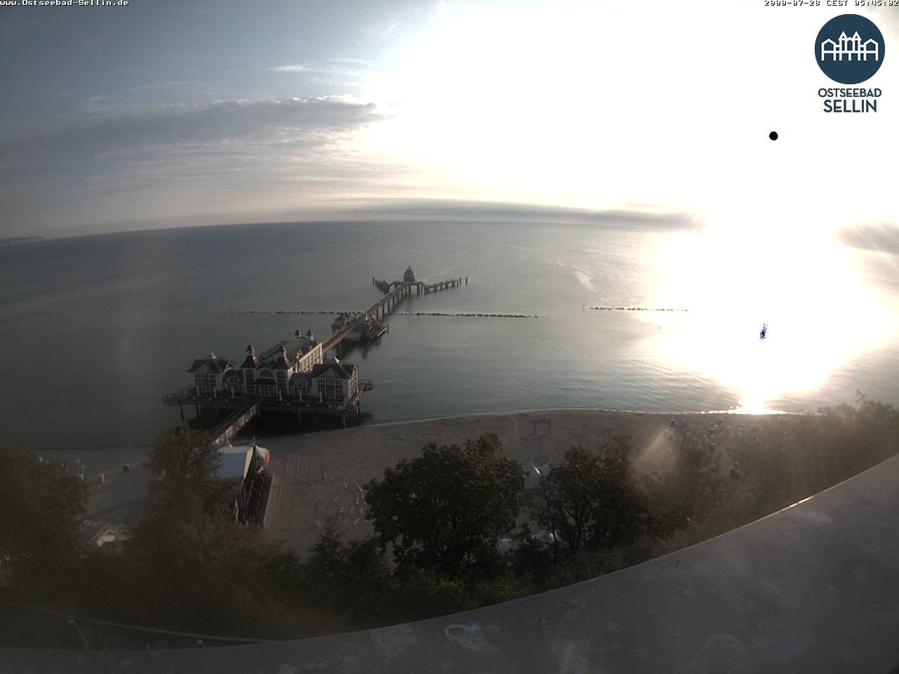 Archiv Foto Webcam Ostseebad Sellin: Seebrücke