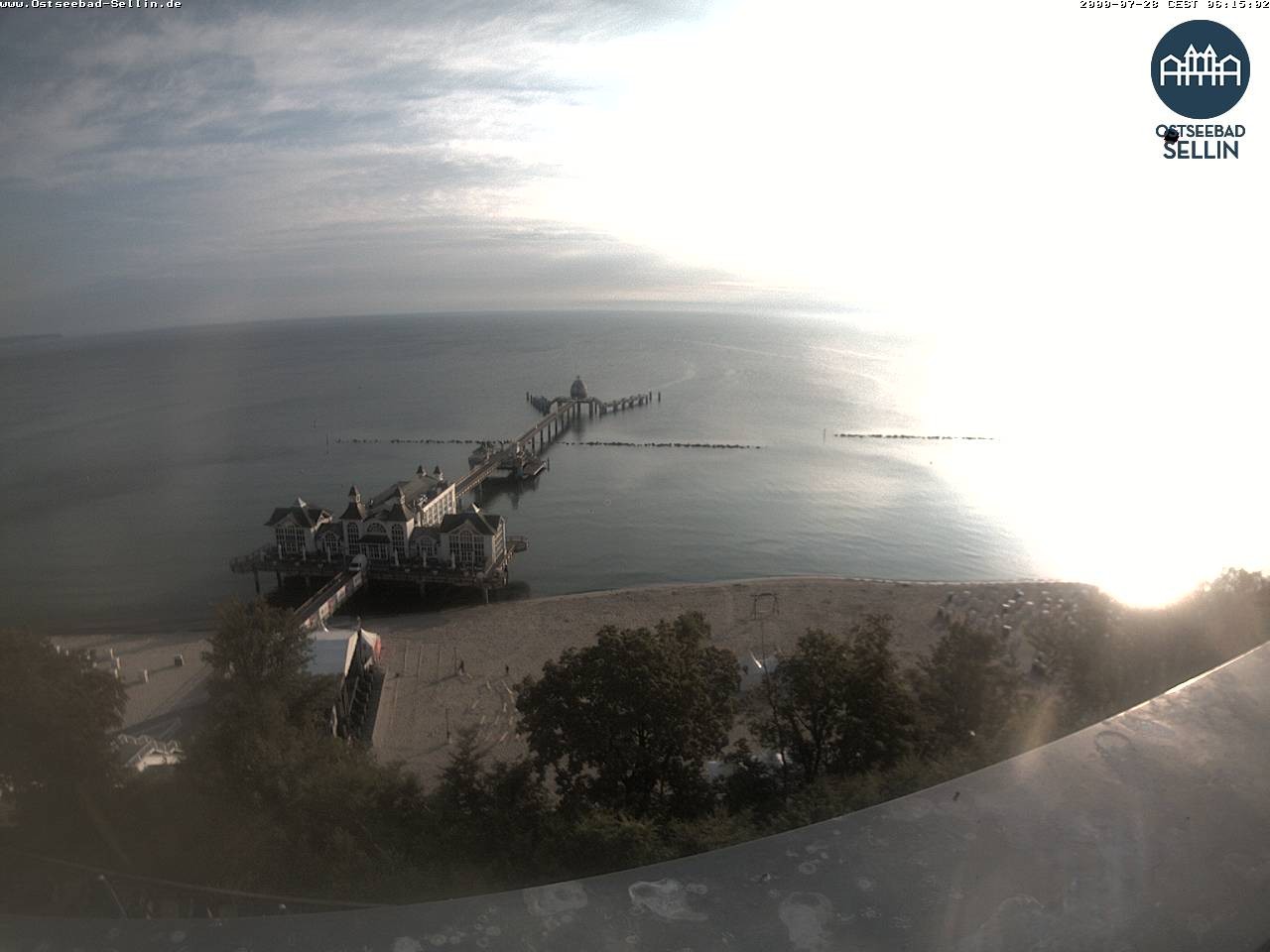 Archiv Foto Webcam Ostseebad Sellin: Seebrücke