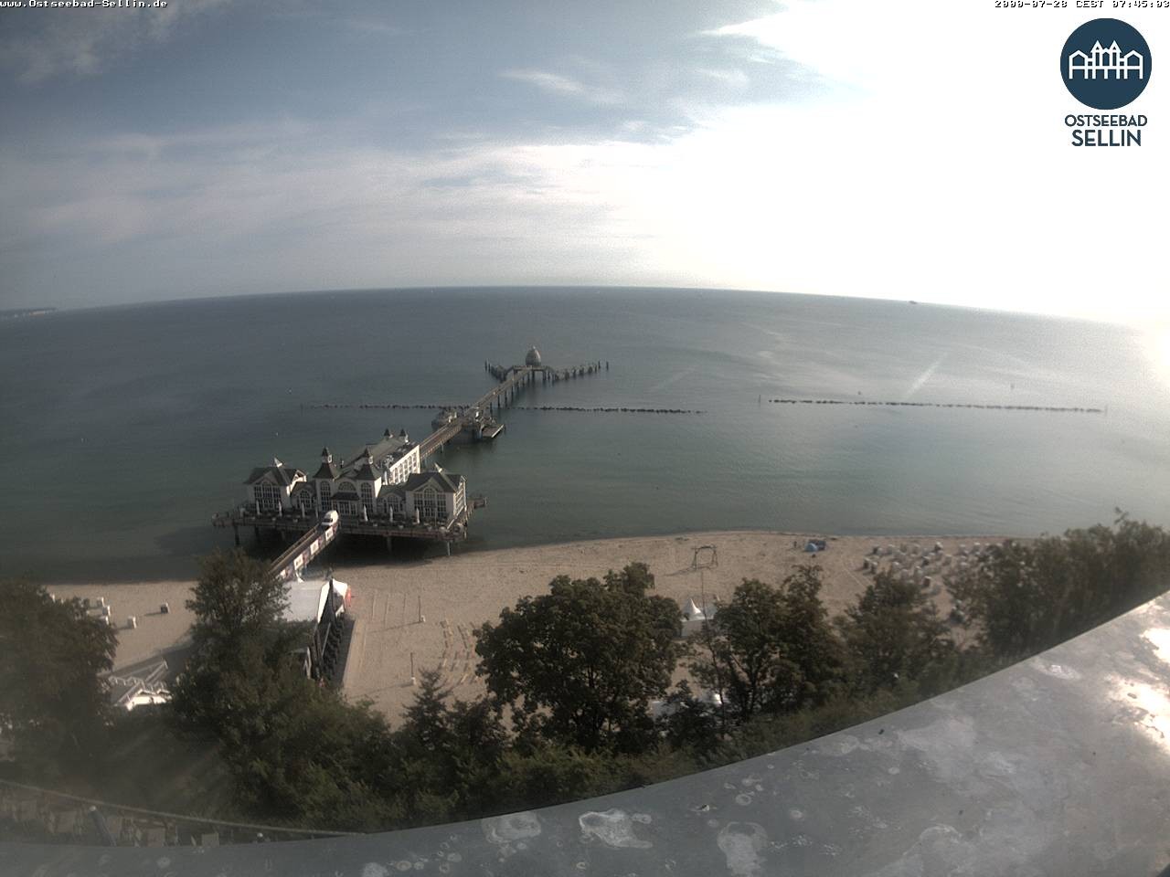 Archiv Foto Webcam Ostseebad Sellin: Seebrücke
