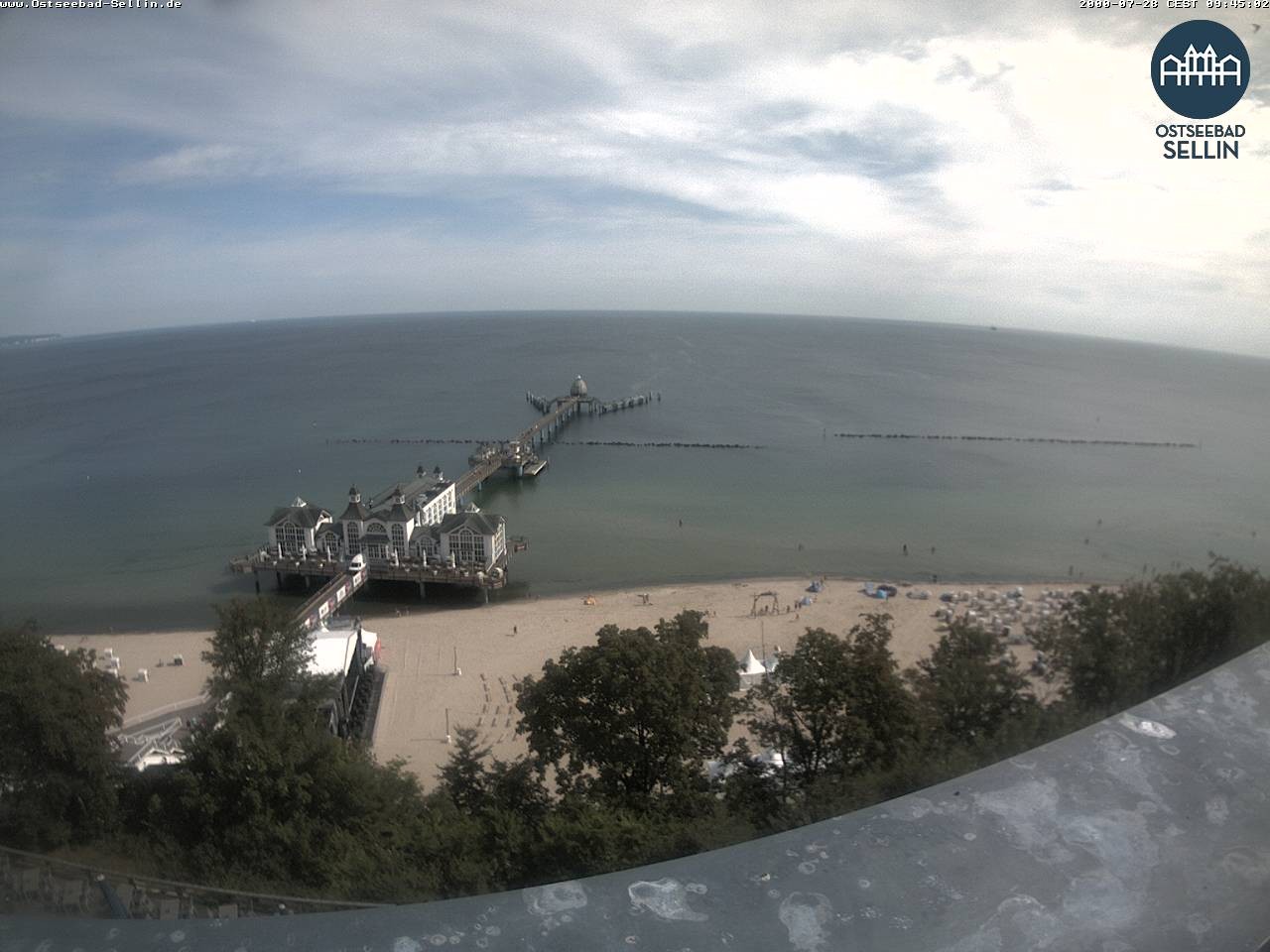 Archiv Foto Webcam Ostseebad Sellin: Seebrücke