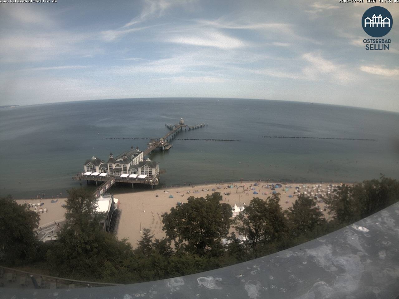 Archiv Foto Webcam Ostseebad Sellin: Seebrücke
