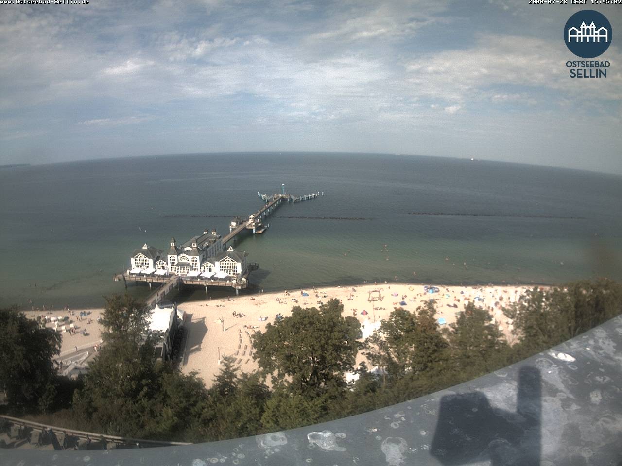 Archiv Foto Webcam Ostseebad Sellin: Seebrücke
