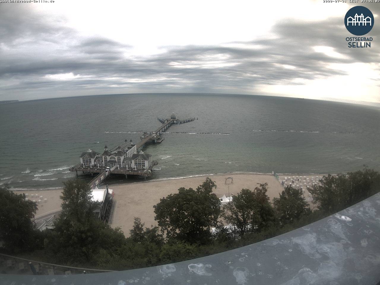 Archiv Foto Webcam Ostseebad Sellin: Seebrücke