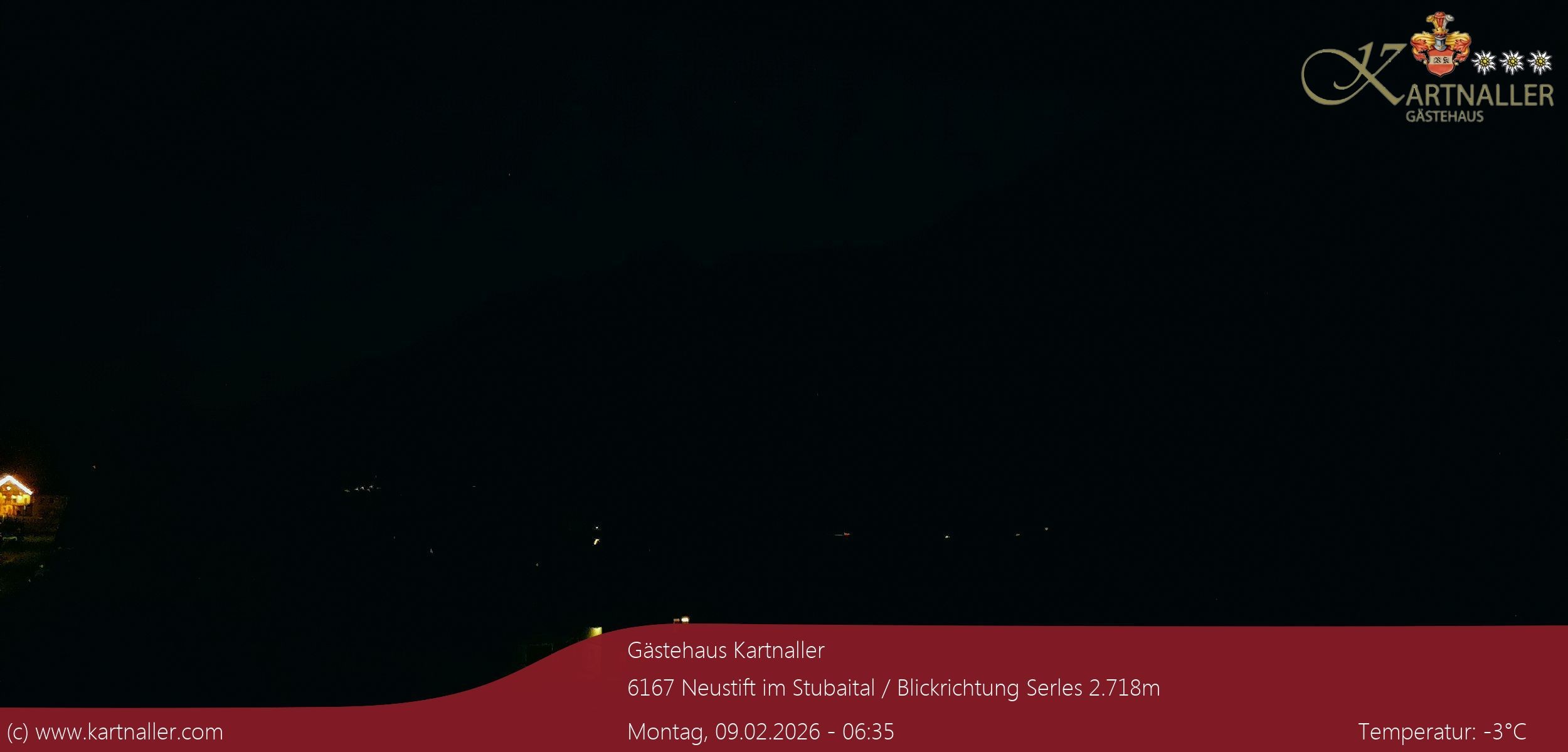 Archiv Foto Webcam Blick Neustift und Serles / Stubaital