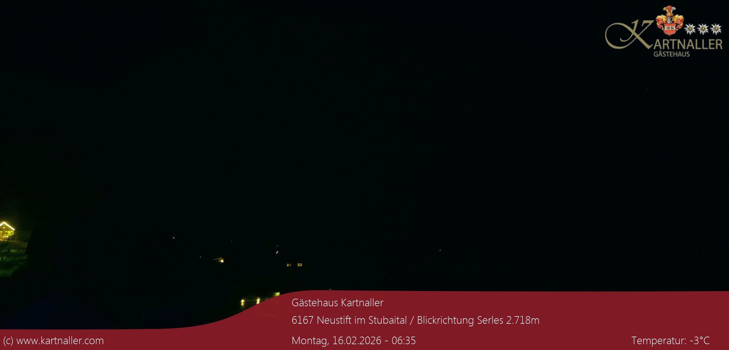 Archiv Foto Webcam Blick Neustift und Serles / Stubaital