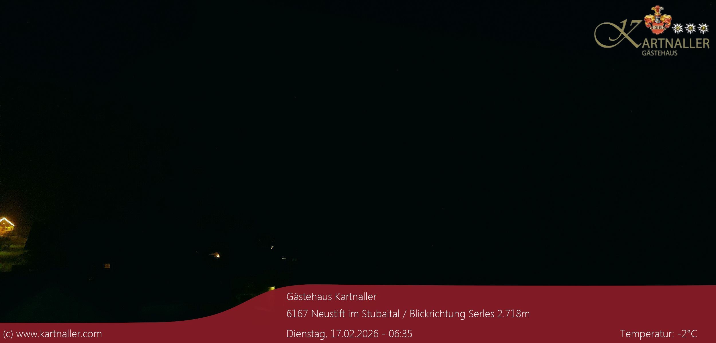 Archiv Foto Webcam Blick Neustift und Serles / Stubaital