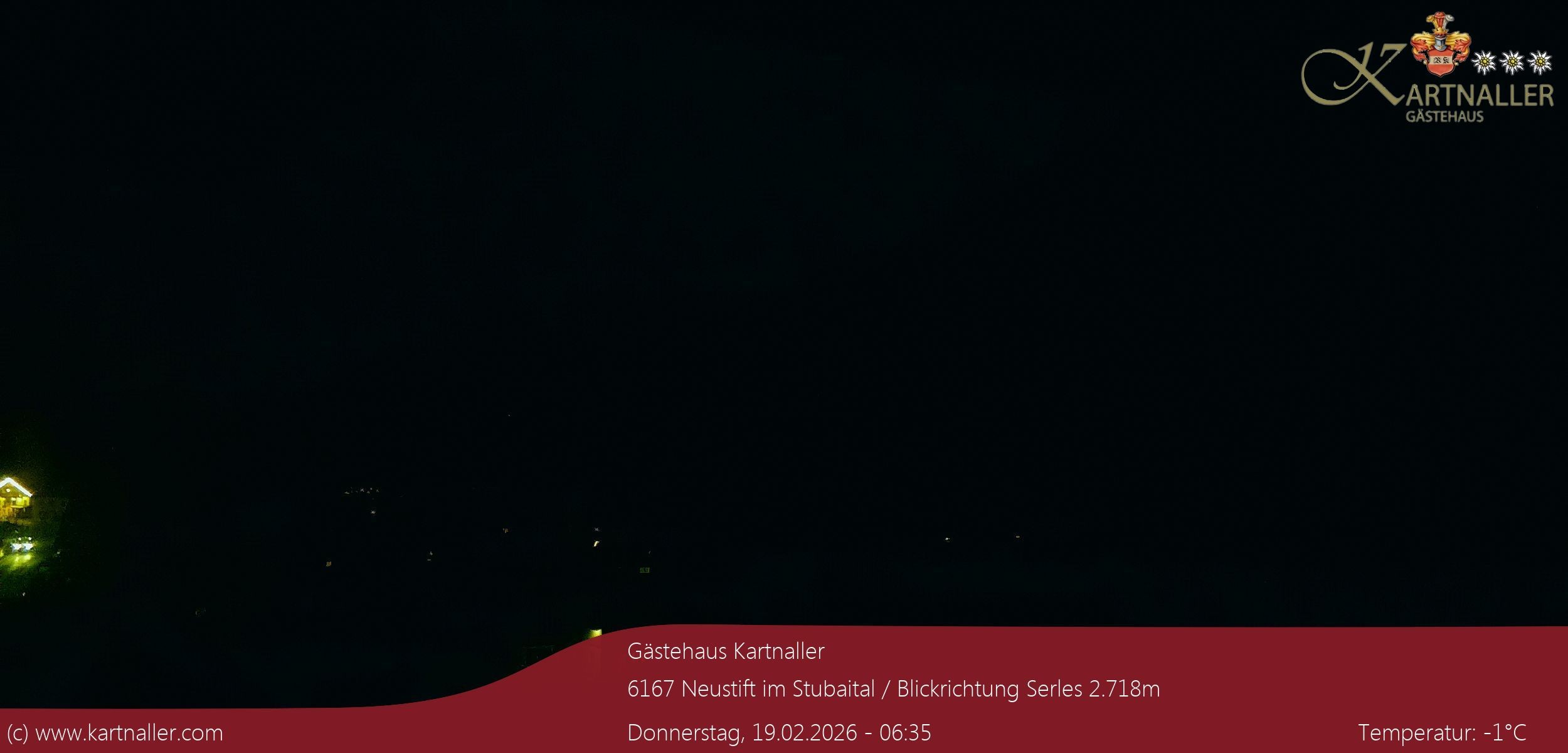 Archiv Foto Webcam Blick Neustift und Serles / Stubaital