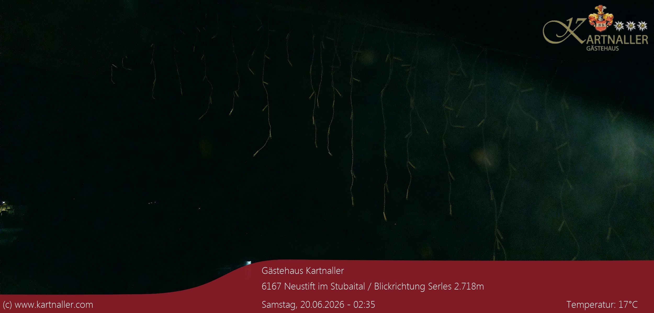 Archiv Foto Webcam Blick Neustift und Serles / Stubaital