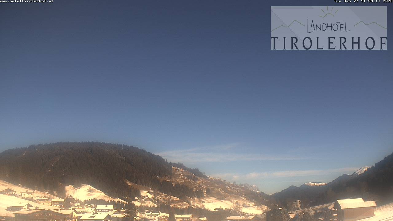 Archiv Foto Webcam Blick nach Oberau in Tirol