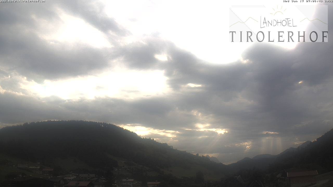 Archiv Foto Webcam Blick nach Oberau in Tirol