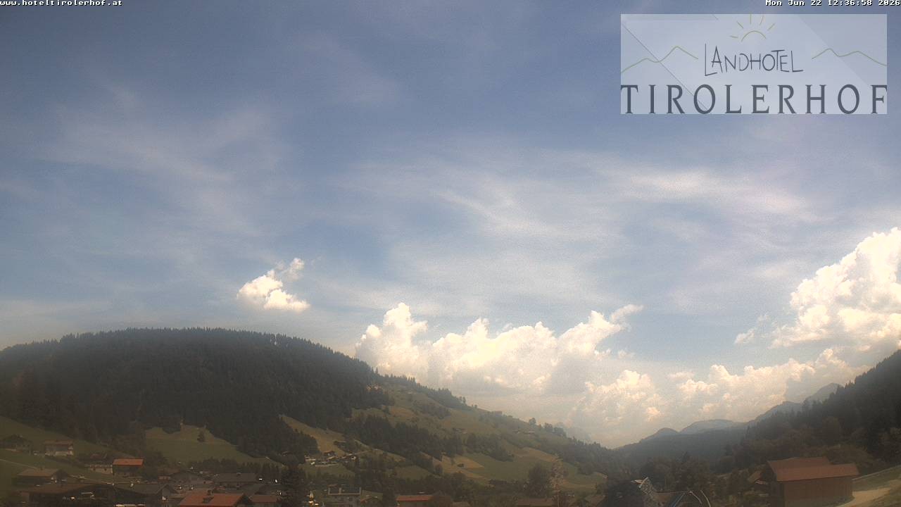Archiv Foto Webcam Blick nach Oberau in Tirol
