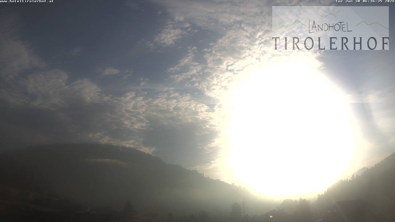 Archiv Foto Webcam Blick nach Oberau in Tirol