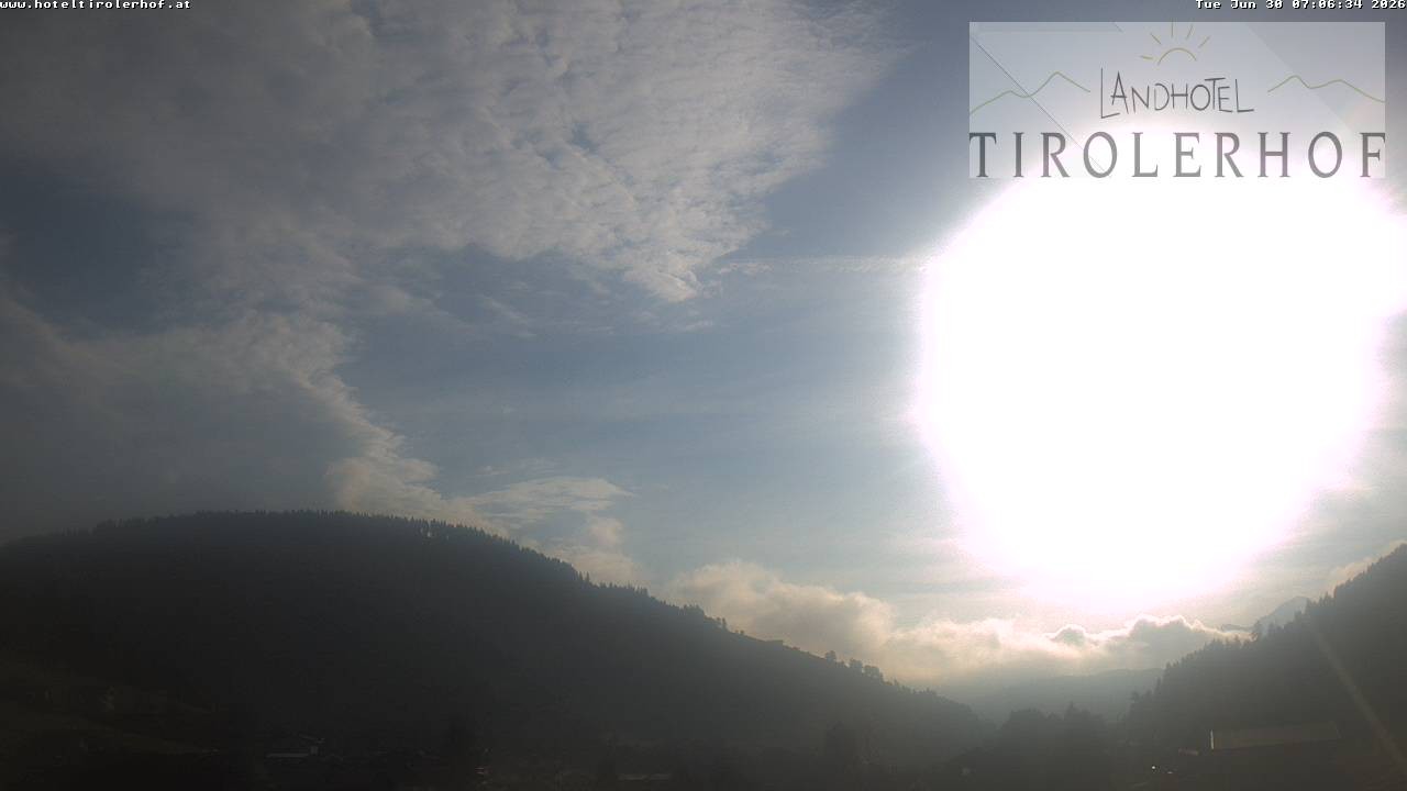 Archiv Foto Webcam Blick nach Oberau in Tirol
