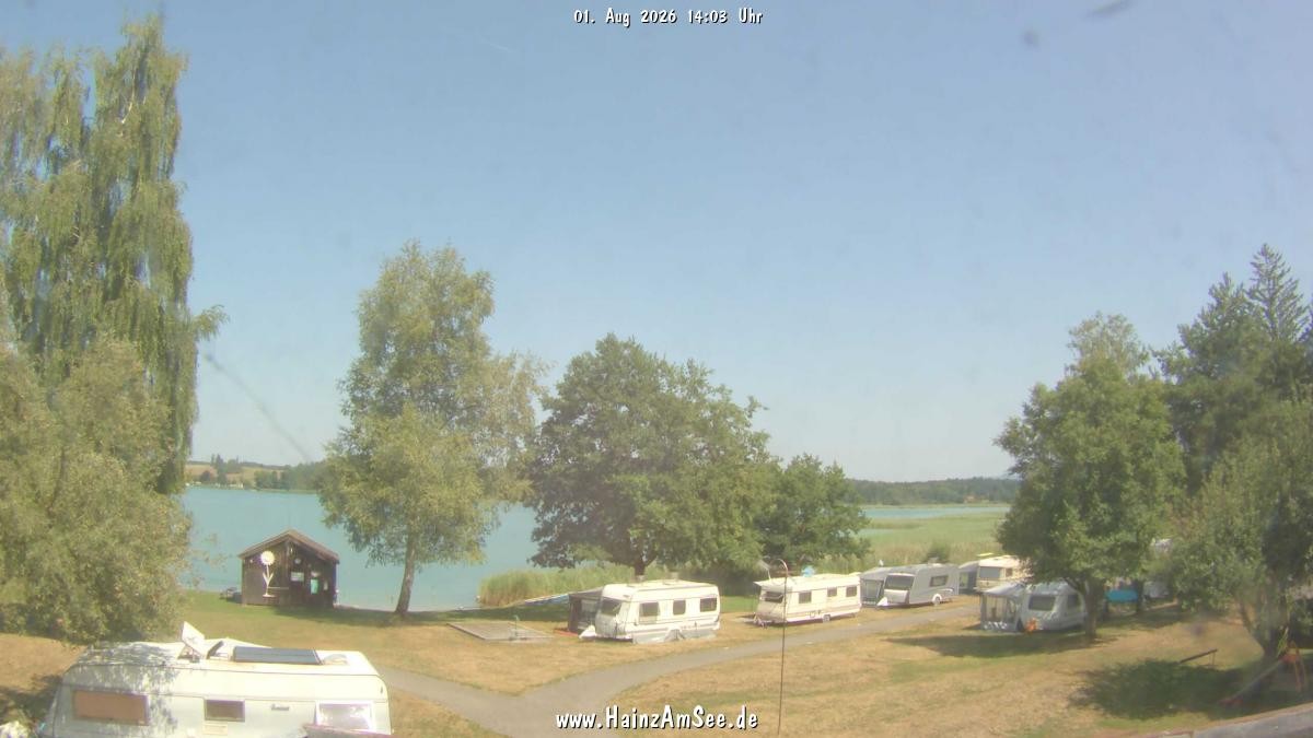 Archived image Webcam Waging: Campsite Hainz am See