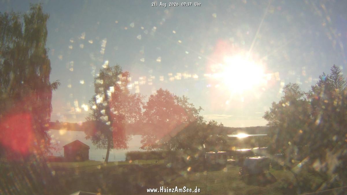 Archived image Webcam Waging: Campsite Hainz am See