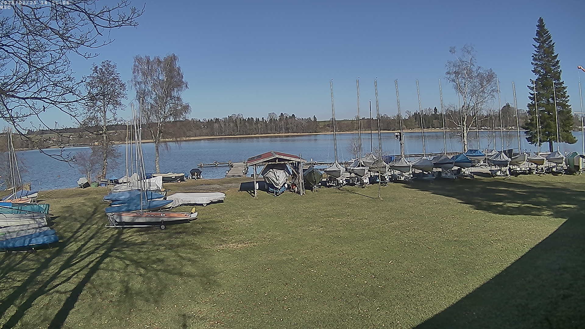 Archiv Foto Webcam Segelhafen Waginger See