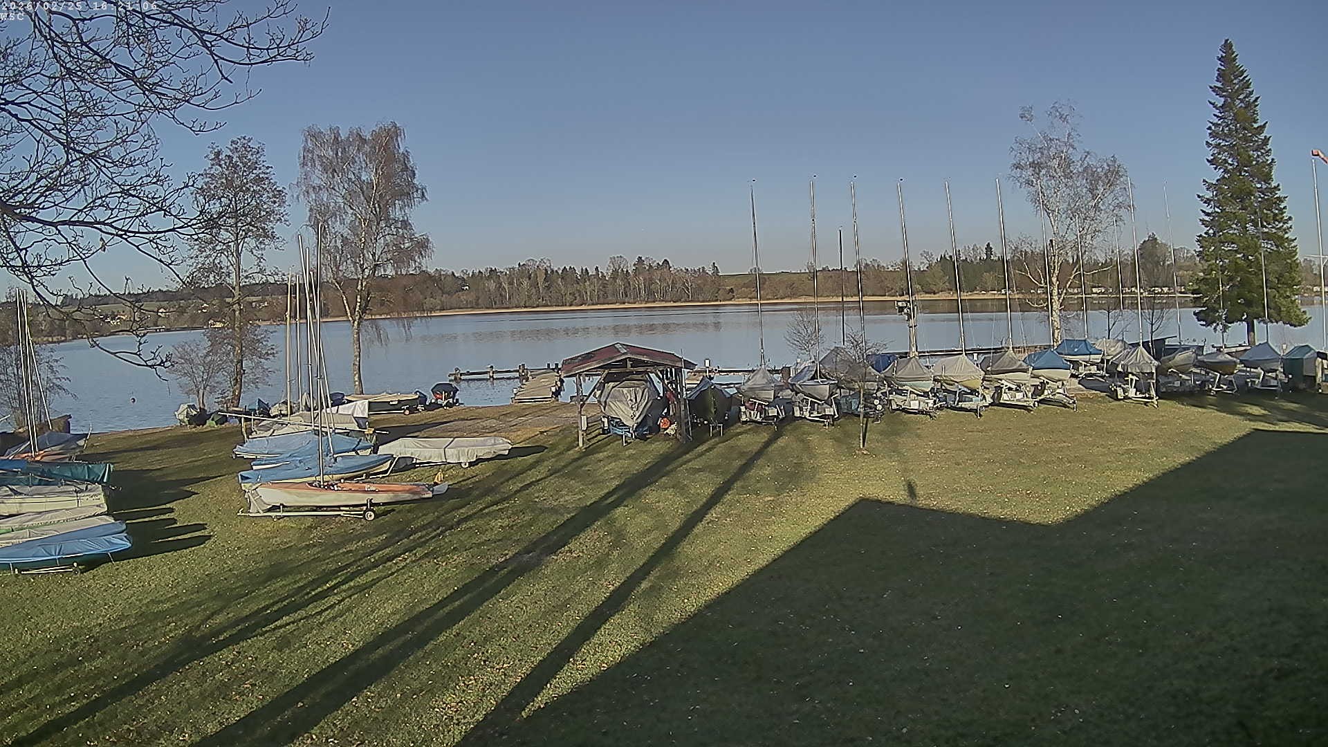 Archiv Foto Webcam Segelhafen Waginger See