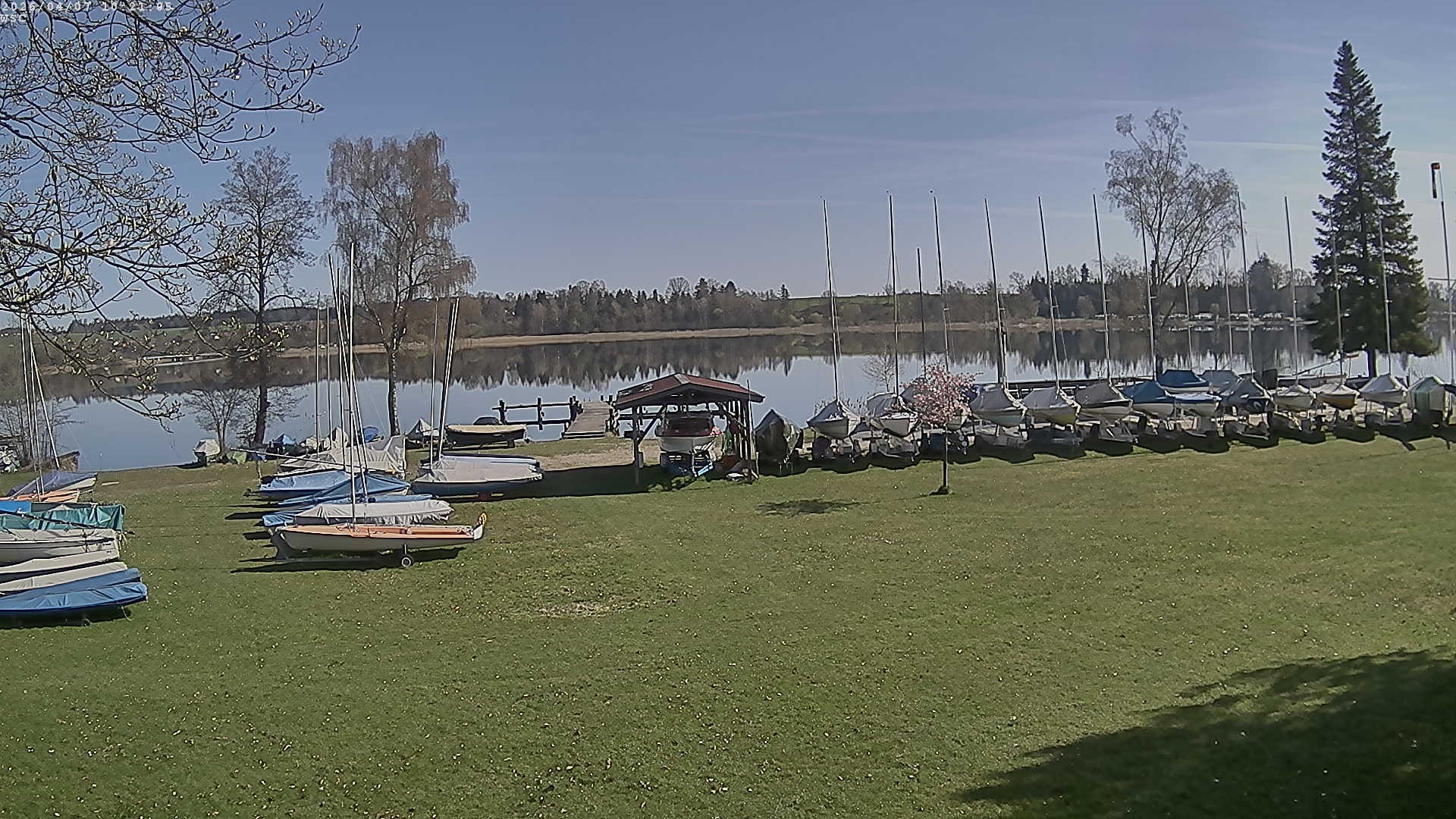 Archiv Foto Webcam Segelhafen Waginger See