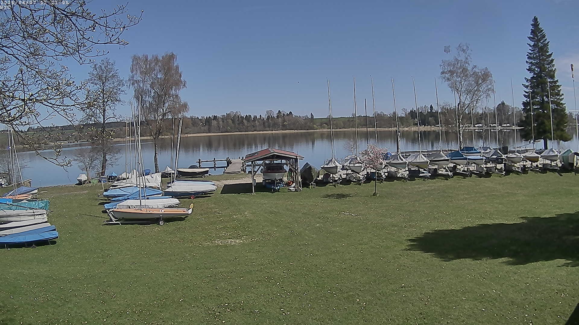 Archiv Foto Webcam Segelhafen Waginger See