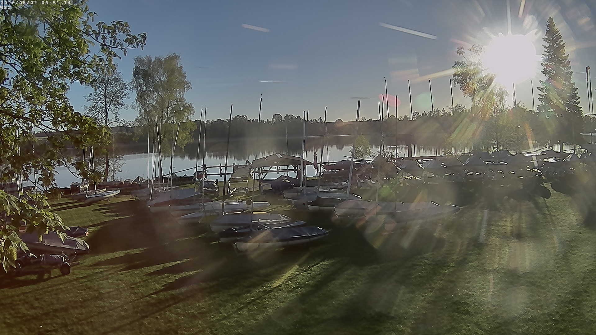 Archiv Foto Webcam Segelhafen Waginger See