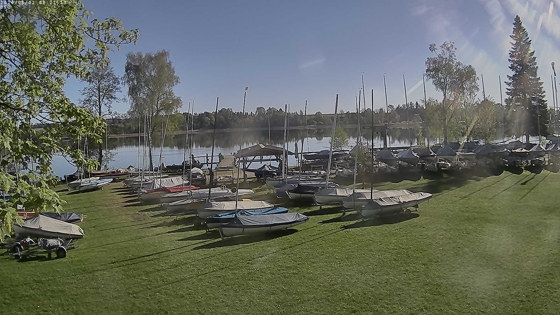 Archiv Foto Webcam Segelhafen Waginger See