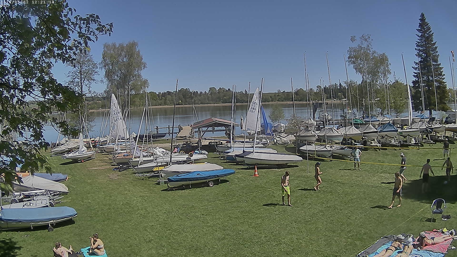 Archiv Foto Webcam Segelhafen Waginger See