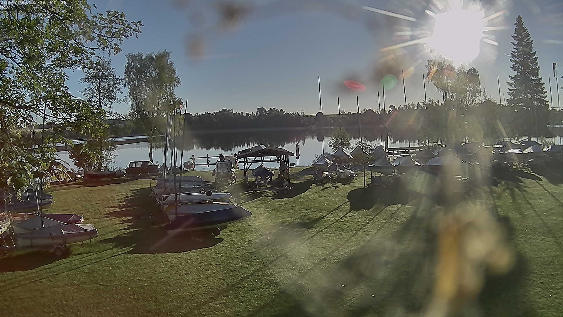 Archiv Foto Webcam Segelhafen Waginger See