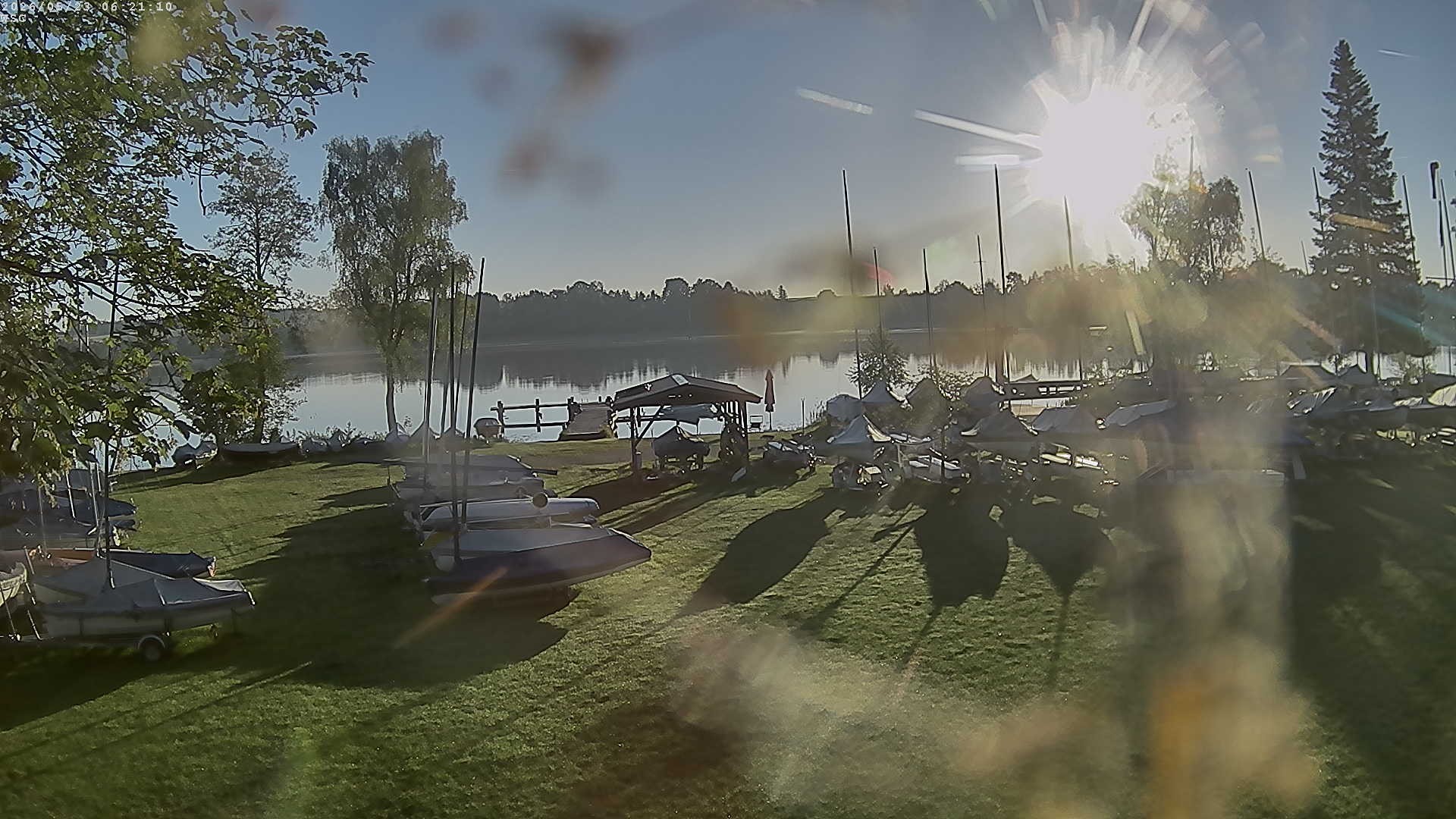 Archiv Foto Webcam Segelhafen Waginger See