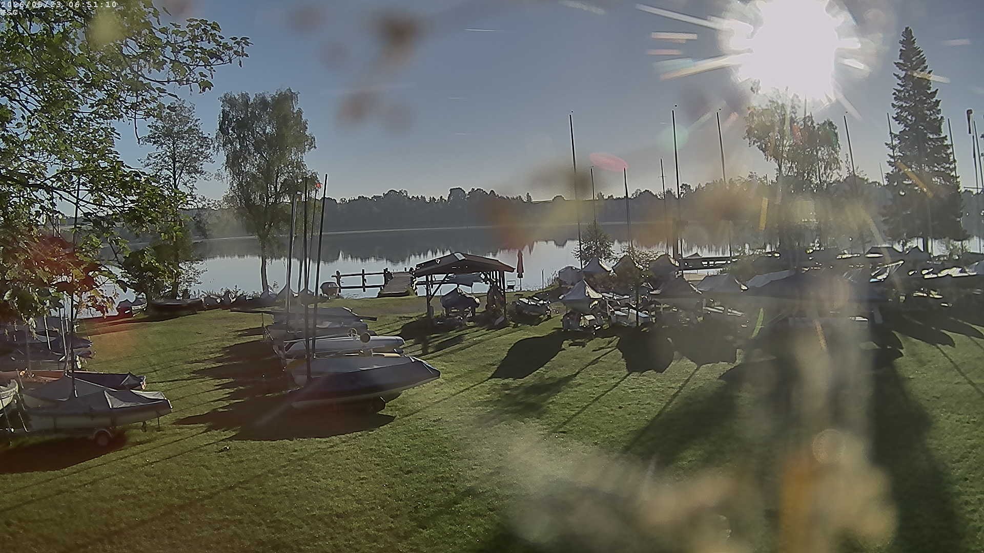 Archiv Foto Webcam Segelhafen Waginger See