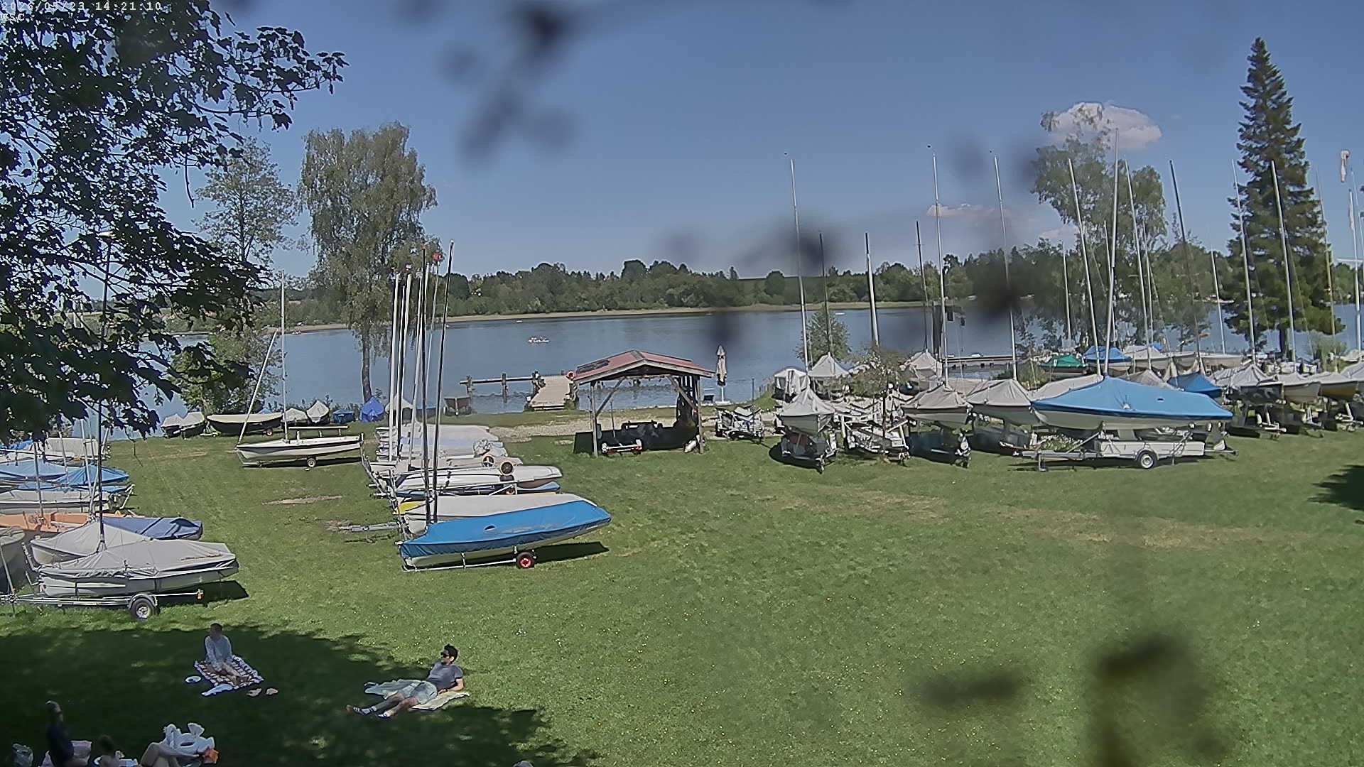 Archiv Foto Webcam Segelhafen Waginger See