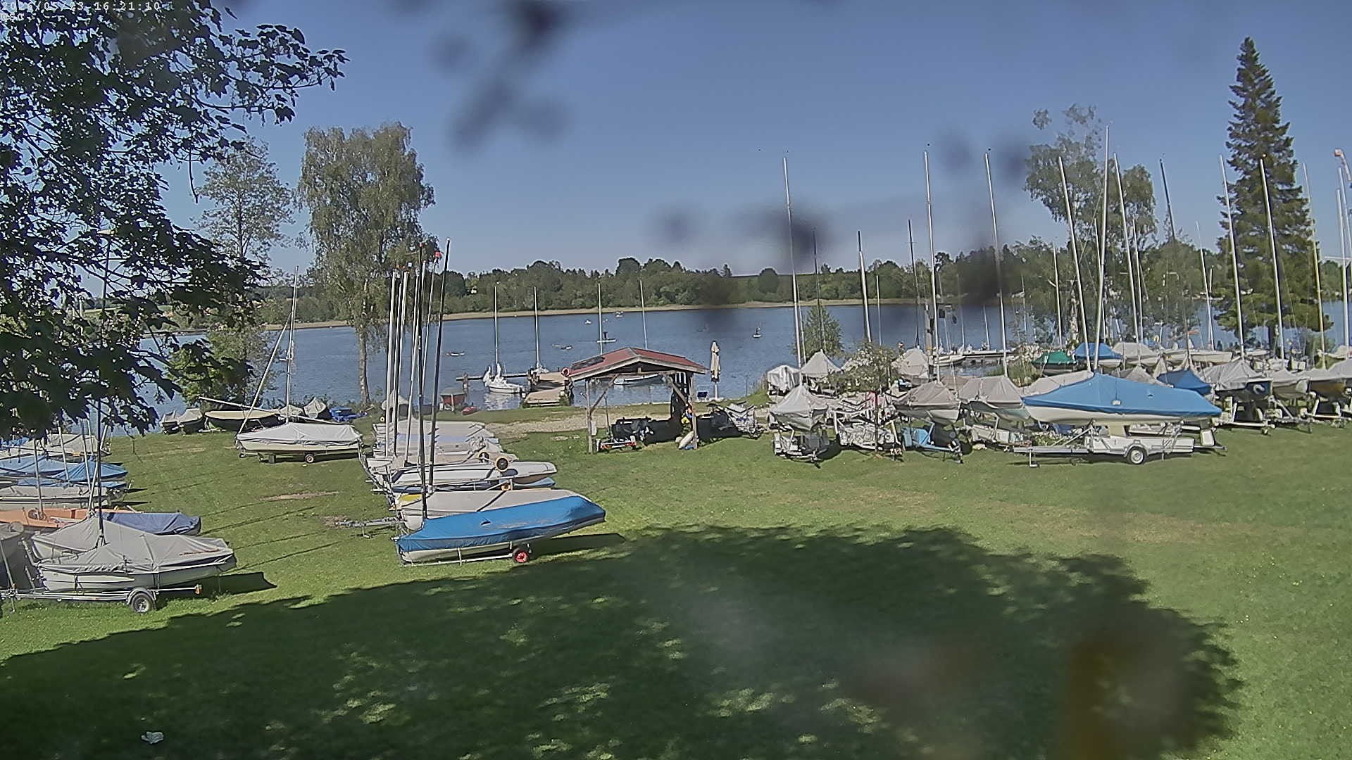Archiv Foto Webcam Segelhafen Waginger See